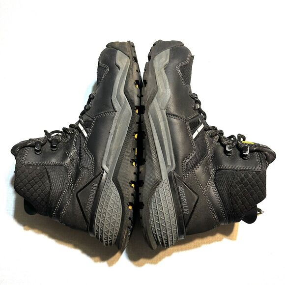 Cat Work Boots Waterproof Footwear Provoke Mid‎ Alloy Toe Men's Size 7 Black - Picture 7 of 16